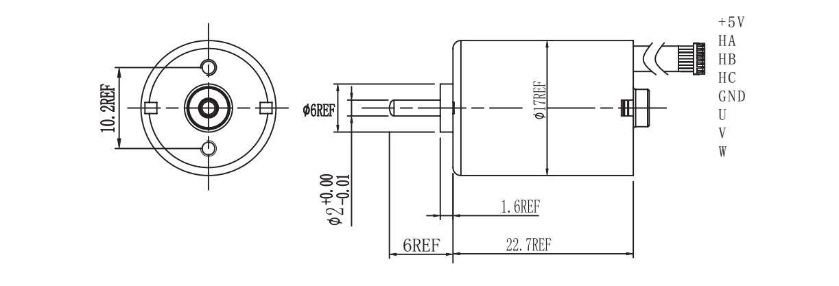 OT-EM1723無刷電機(jī)|按摩器馬達(dá)|美容儀電機(jī)|電動起子電機(jī)-萬至達(dá)電機(jī)