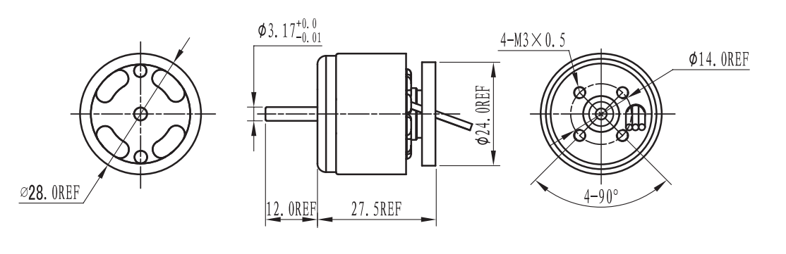 OT-EM2828無刷電機(jī)|直流無刷電機(jī)|微型電機(jī)|血壓計(jì)電機(jī)-萬至達(dá)電機(jī)