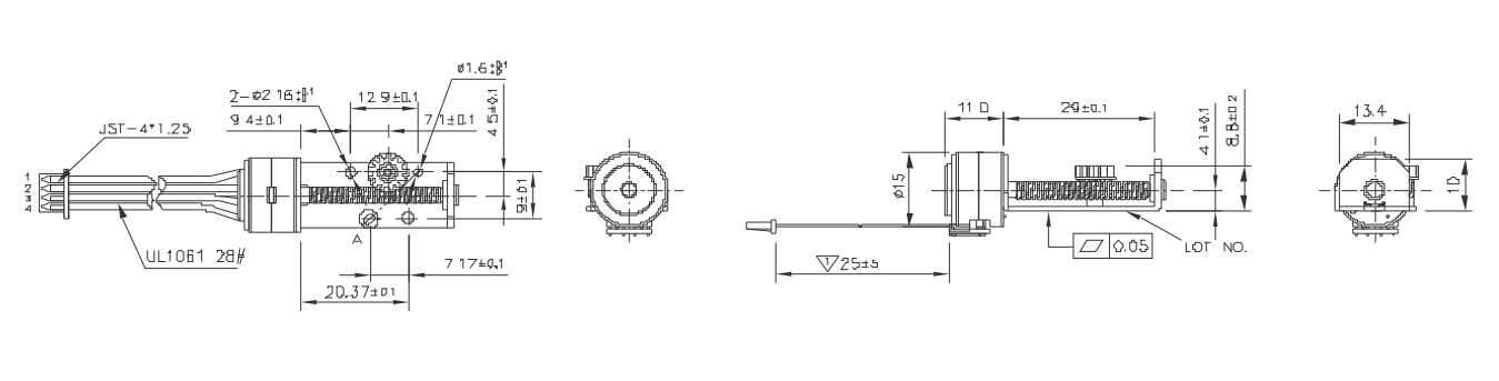 OT-SM15L-346絲桿步進(jìn)電機(jī)|步進(jìn)電機(jī)|電機(jī)帶絲桿|激光設(shè)備電機(jī)-萬至達(dá)電機(jī)