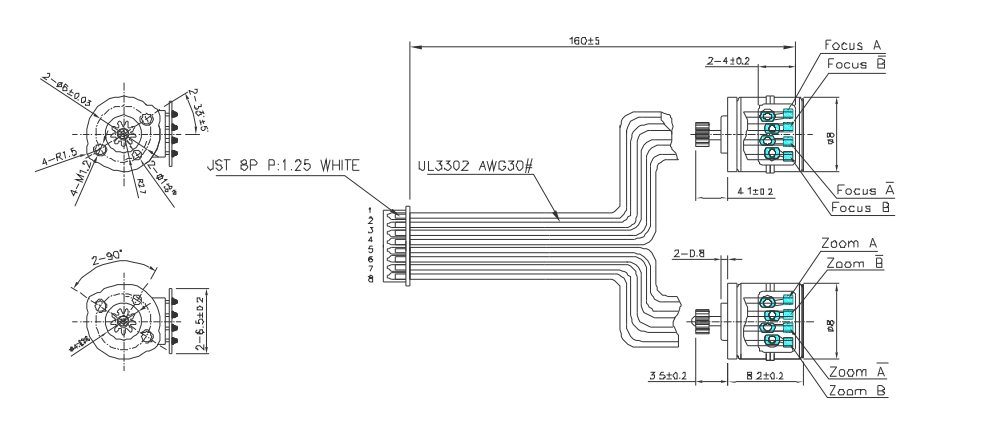 OT-SM08P-438步進(jìn)電機(jī)|監(jiān)控攝像頭電機(jī)|攝像機(jī)電機(jī)|微型電機(jī)-萬至達(dá)電機(jī)