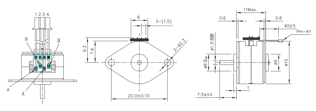 OT-SM15P-018步進電機|直線步進電機|醫(yī)療設備電機|微型電機-萬至達電機