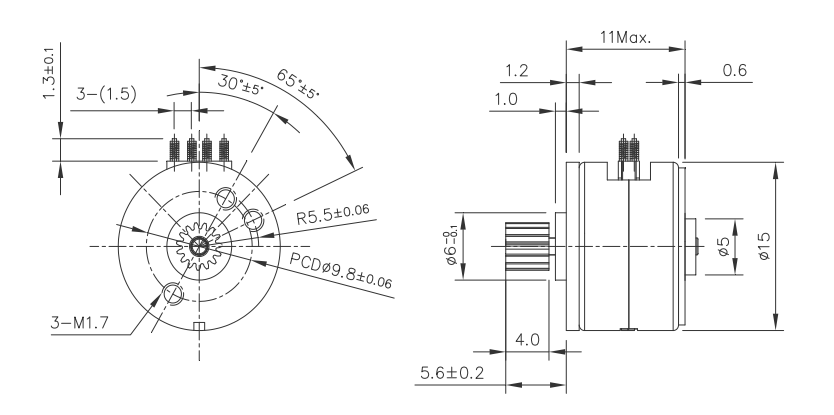 OT-SM15P-036步進電機|微型照片打印機電機|醫(yī)療設備電機|直線步進電機-萬至達電機