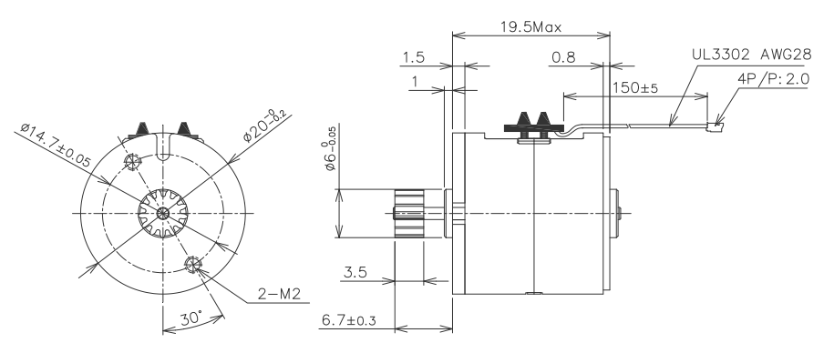 OT-SM20P-180B步進(jìn)電機(jī)|步進(jìn)電機(jī)原理|步進(jìn)電機(jī)參數(shù)|打印機(jī)電機(jī)-萬至達(dá)電機(jī)