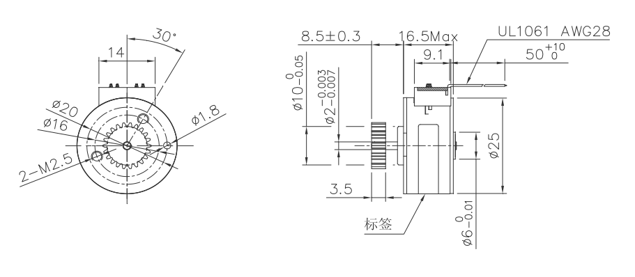 OT-SM25P-243步進(jìn)電機(jī)|微型打印電機(jī)|醫(yī)療設(shè)備電機(jī)|步進(jìn)電機(jī)價(jià)格-萬(wàn)至達(dá)電機(jī)