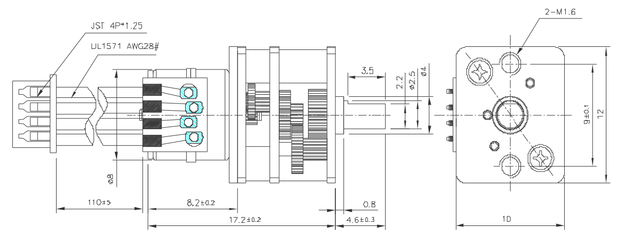 OT-GSM08-380C減速步進(jìn)電機(jī)|攝像機(jī)馬達(dá)|監(jiān)控設(shè)備電機(jī)|攝像頭電機(jī)-萬至達(dá)電機(jī)