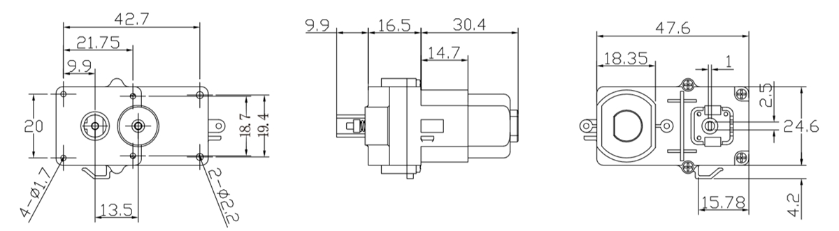 OT-M04/06機(jī)器人減速電機(jī)|機(jī)器人減速機(jī)|機(jī)器人馬達(dá)|微型齒輪箱-萬(wàn)至達(dá)電機(jī)