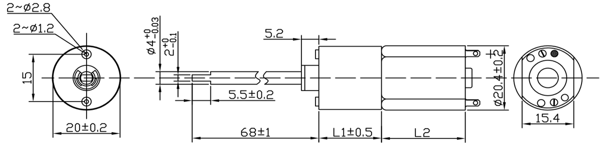 OT-20GP電動發(fā)梳減速電機|電動梳子馬達(dá)|微型減速電機|行星齒輪箱-萬至達(dá)電機