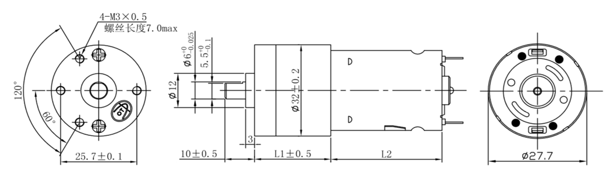 OT-32GA電動窗簾減速電機(jī)|閥門減速電機(jī)|小型減速機(jī)|電機(jī)定制-萬至達(dá)電機(jī)