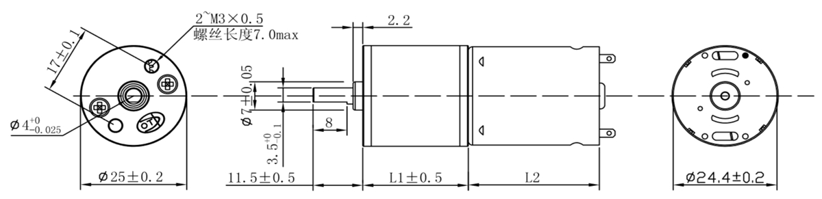 OT-25GA減速電機(jī)|減速齒輪箱|直流減速電機(jī)|減速馬達(dá)-萬至達(dá)電機(jī)