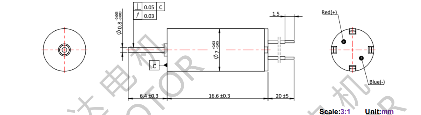 OT-CM0717空心杯電機-萬至達電機