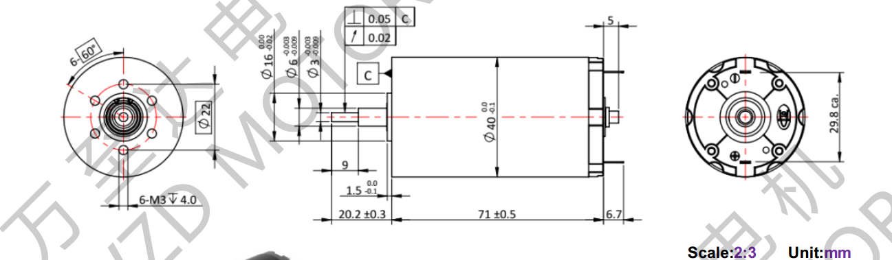 OT-CM4071石墨刷空心杯電機(jī)-萬(wàn)至達(dá)電機(jī)
