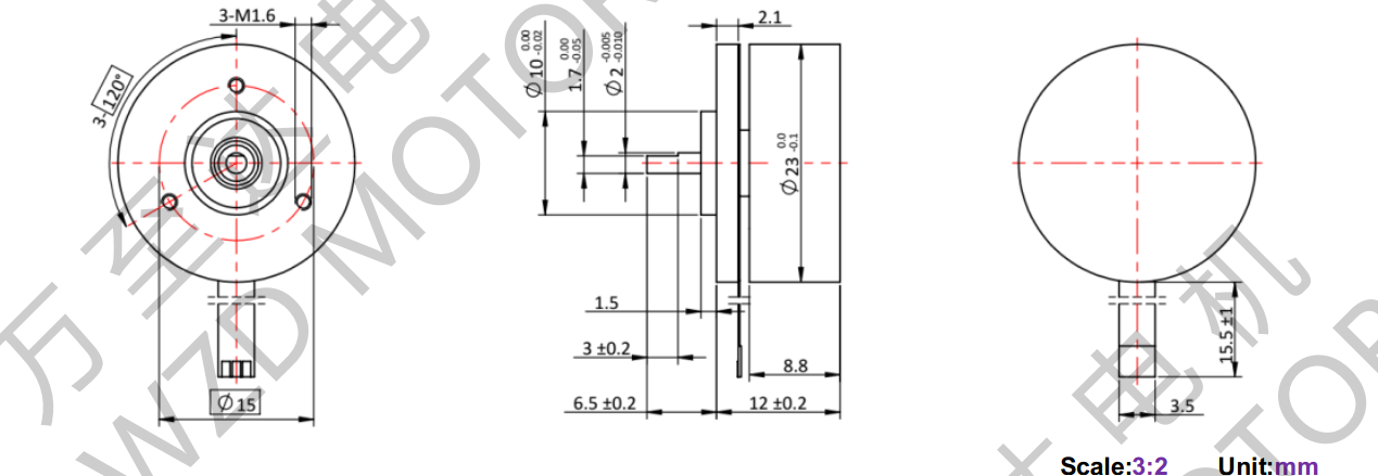 OT-EM2312BLDC無刷電機(jī)-萬至達(dá)電機(jī)