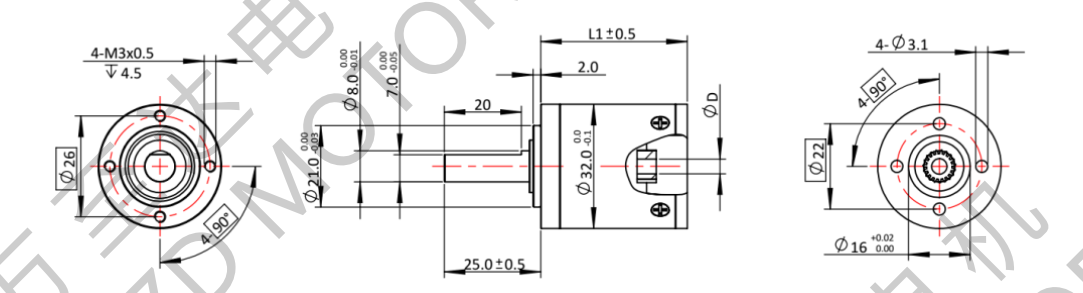OT-32GP行星齒輪箱-齒輪箱-萬至達(dá)電機(jī)