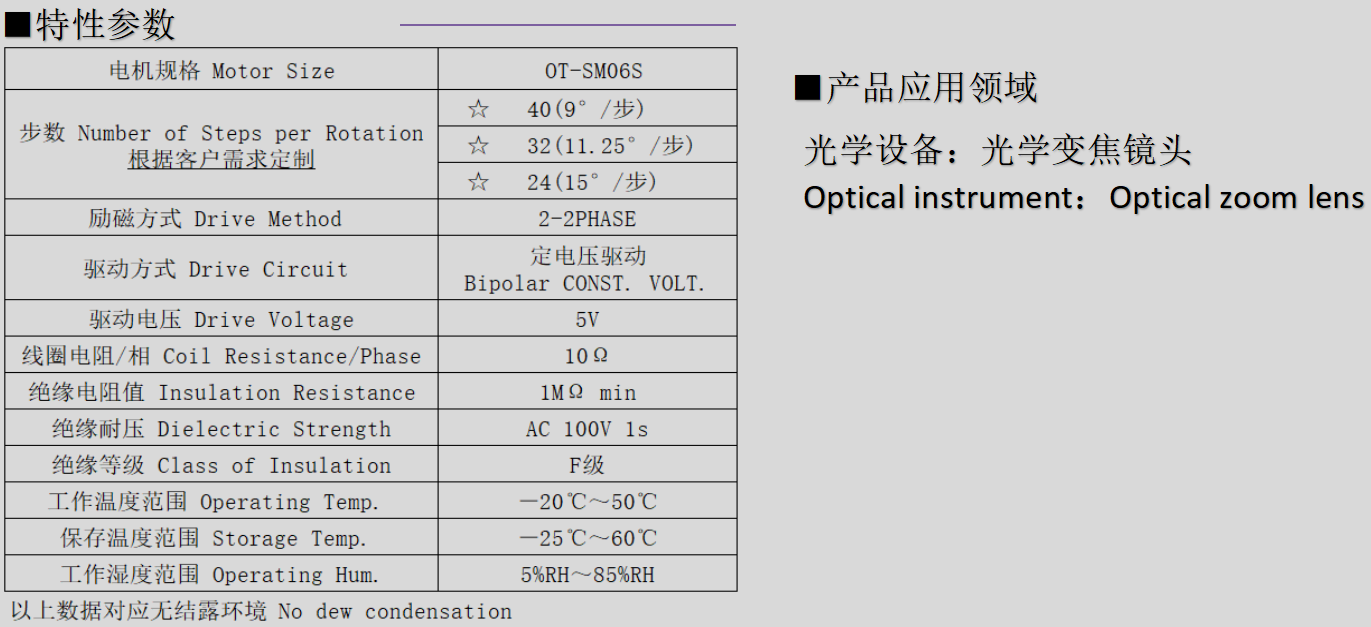 OT-SM06S步進(jìn)電機(jī)_6mm光學(xué)變焦鏡頭電機(jī)-萬(wàn)至達(dá)電機(jī)